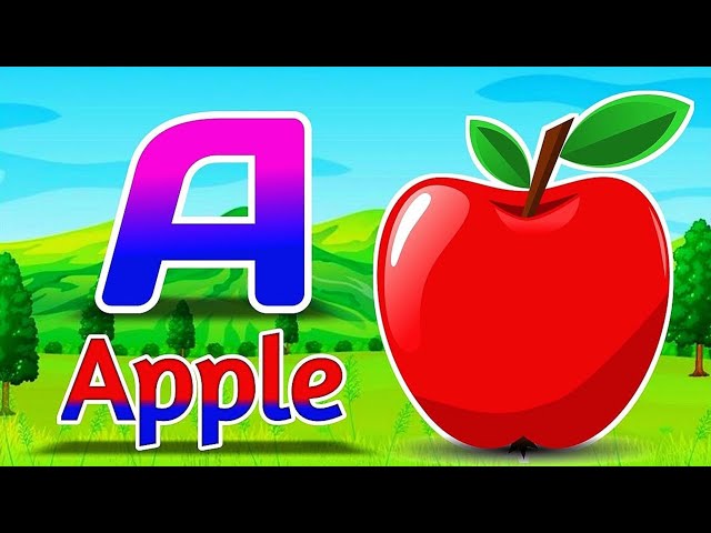 Phonics Song 2 with TWO Words in 3D-A For Airplane - ABC Alphabet Songs with Sounds for Children