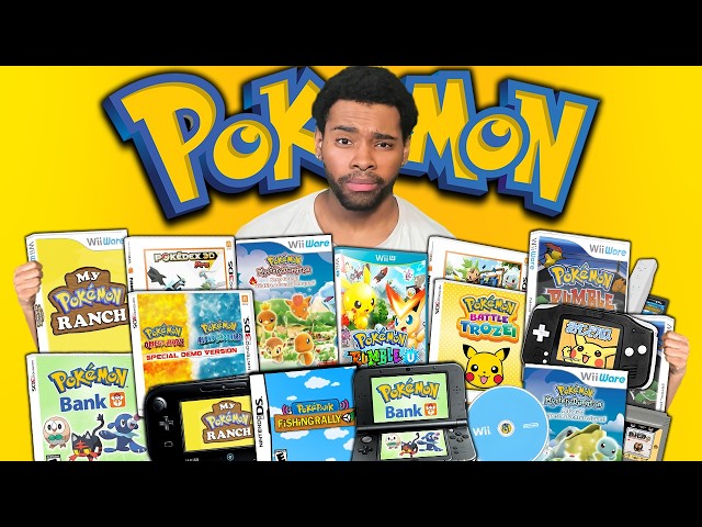 I Played EVERY Lost Pokemon Console Game!