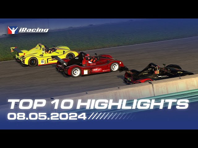 iRacing Top 10 Highlights - August 5th 2024