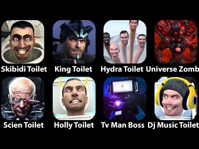 Skibidi Toilet 1-72 All Episodes: Tv Man V6, Cameraman, Toilet Zombie, Multiverse (Full Episode 73?)