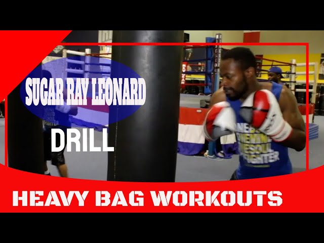 Sugar Ray Leonard Flurry Drill | Heavy Bag | Boxing Tutorial