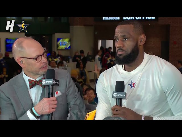 LeBron James joins Inside the NBA before ASG | 2024 #NBAAllStar