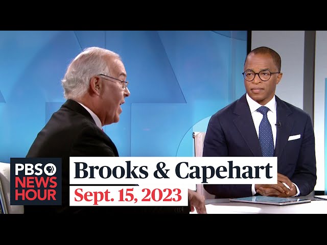 Brooks and Capehart on Biden's impeachment inquiry and tensions among House Republicans