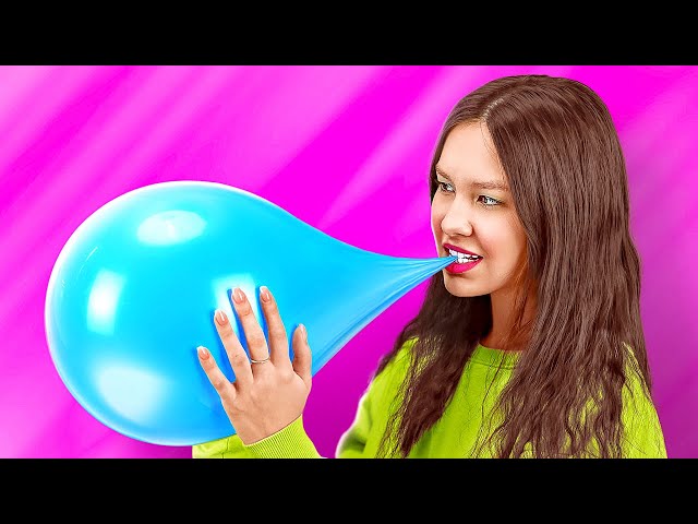 Crazy balloon Challenges and Cool Experiments by SMOL || FUNNY BALLOON IDEAS #shorts