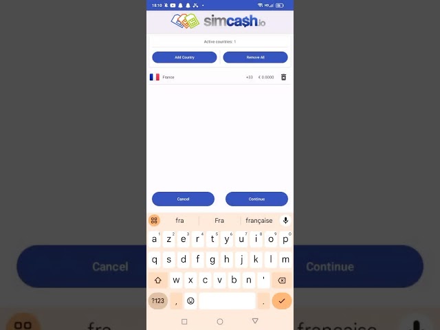 application pour gagner de l'argent simcash