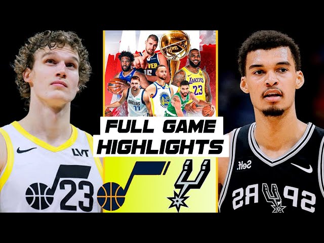 Utah Jazz vs. San Antonio Spurs Game Highlights (Nov/21/2024) | NBA Highlights 2024