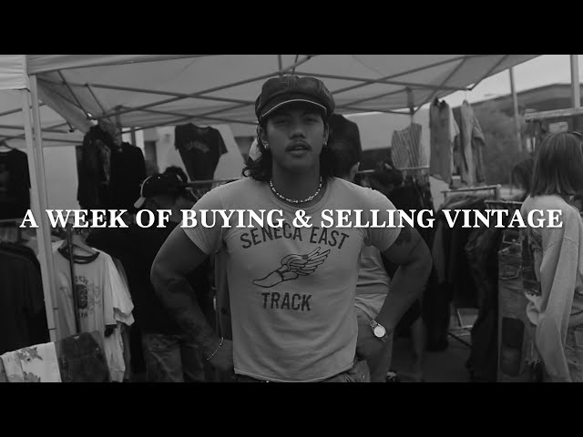 how much I spend & make as a vintage clothes reseller