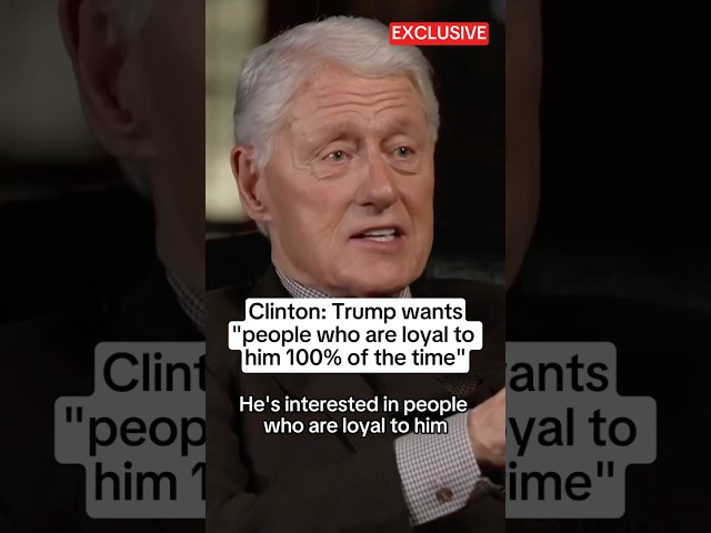 Clinton: Trump wants 'people who are loyal to him 100% of the time'