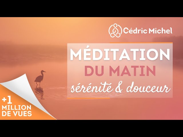 Méditation du matin : sérénité et douceur 🎧🎙 Cédric Michel