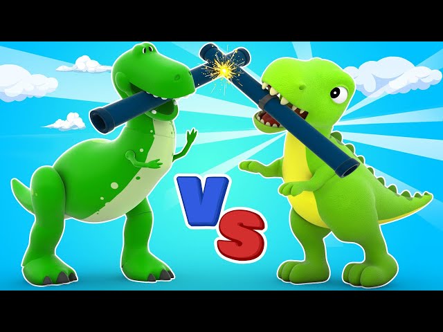 Juguete Dinosaurio vs Dinosaurio Real!  | InvenTom La Grua | Car City World App