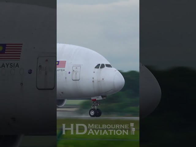 GOODBYE Malaysia Airlines A380 | Second Last Takeoff at Kuala Lumpur Airport #shorts