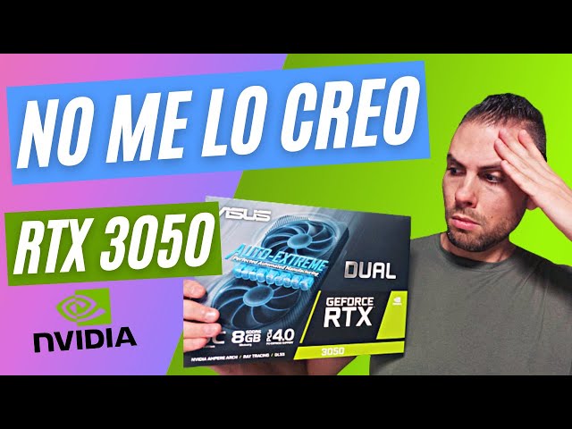 RTX 3050 - RENDIMIENTO REAL | PRUEBAS JUEGOS | 1080P CSGO CYBERPUNK 2077 CONTROL PC