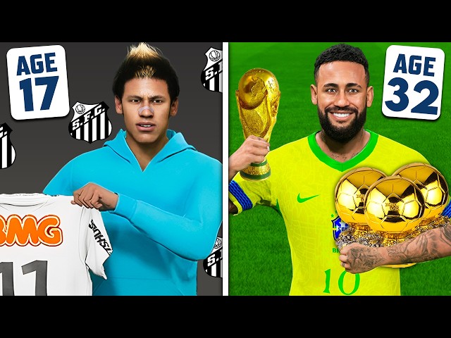 I Replayed The Career Of Neymar