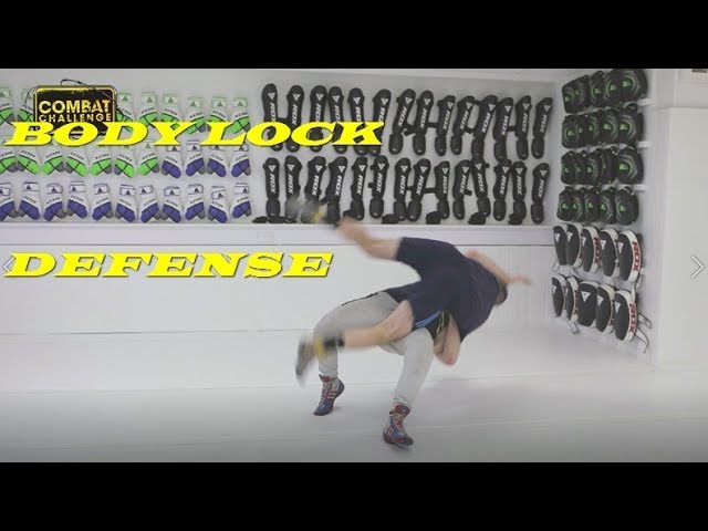 WRESTLING  - Tommy Hawthorn -  Body Lock Throw Defence with Lateral Drop