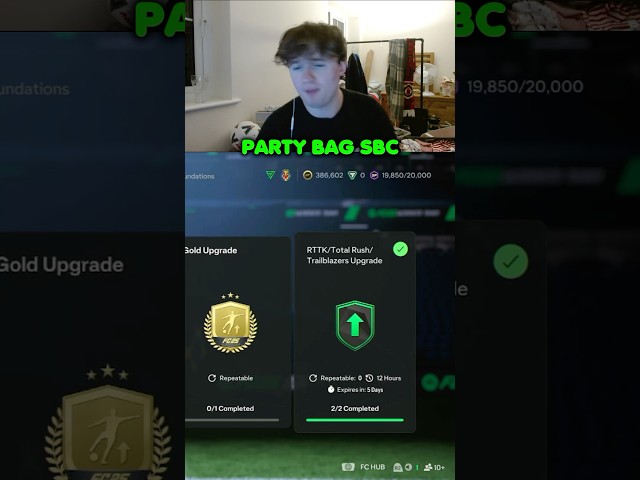 🚨WE OPENED THE PARTY BAG SBC 🧩