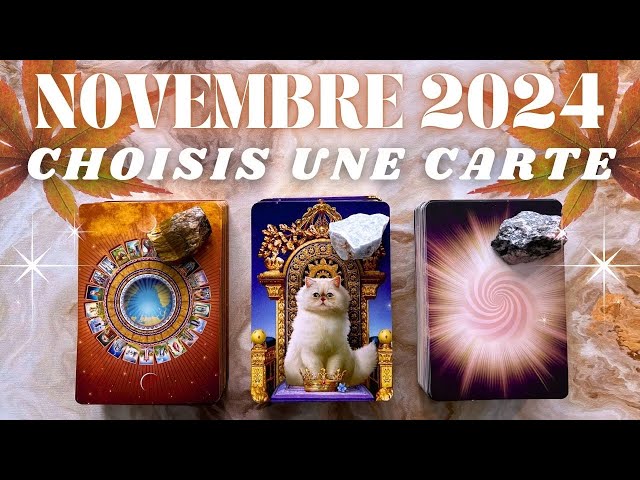 VOTRE MOIS DE NOVEMBRE 2024 🎃 GUIDANCE & PRÉDICTIONS 🕯3 CHOIX