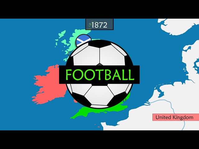 The history of football - Summary on a Map