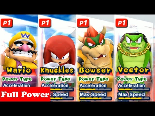 Mario & Sonic At The London 2012 Olympic Games Football #129 With Wario, Knuckles, Bowser, Vector