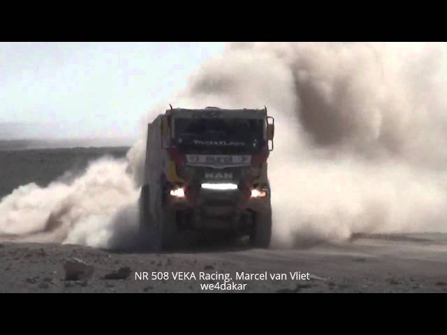 NR 508 DAKAR 2015 VEKA Racing. Marcel van Vliet (short video)