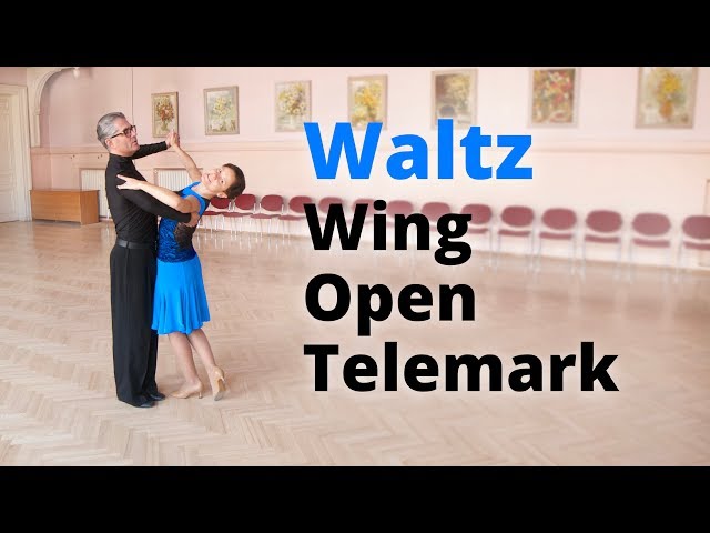 Waltz Basic Lesson | Wing, Open Telemark, Cross Hesitation, Outside Spin