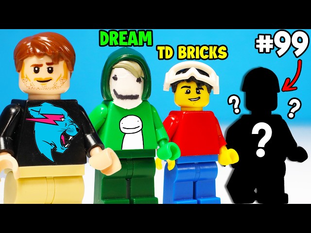 I Built 100 YouTubers in LEGO