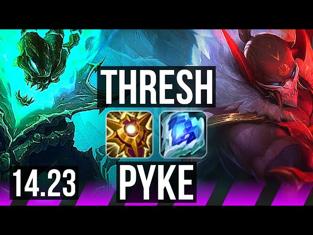 THRESH & Caitlyn vs PYKE & Draven (SUP) | KR Diamond | 14.23