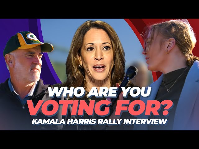 What Do VOTERS Really Think of KAMALA HARRIS? Street Interviews at Green Bay Rally! FULL INTERVIEW