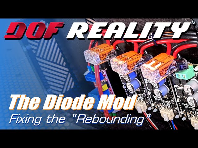 The Diode Mod: Fixing "Rebounding" on DOF Reality Motion Platforms