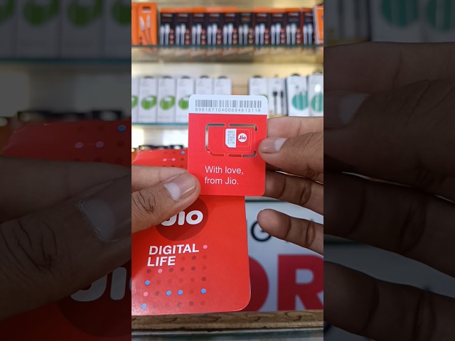 Jio 5g sim unboxing | jio 5g सिम कितने का मिलेगा | jio 5g sim full review #shorts @vloggeraffi