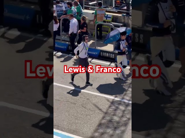 Lewis Hamilton Photobombed Franco Colapinto 😱