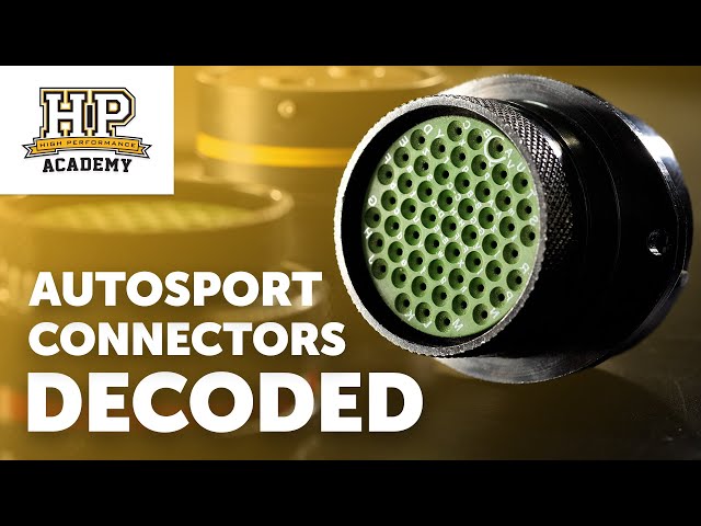 Autosport Wiring Connectors Decoded | (aka 'Mil Spec')