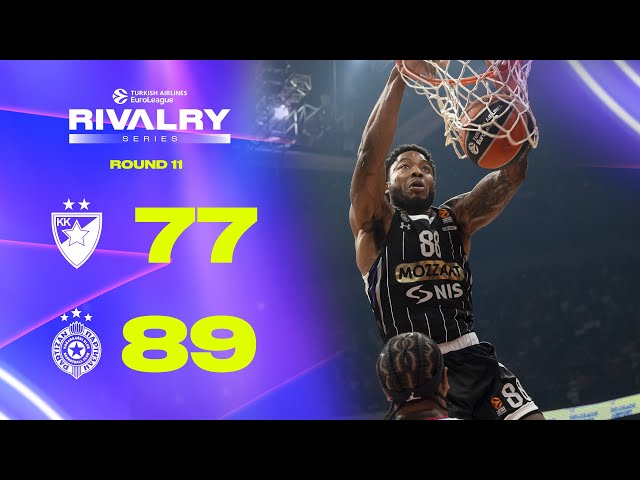 Joneses WILD night in BELGRADE | Crvena Zvezda – Partizan | BASKETBALL HIGHLIGHTS R11 2024-25