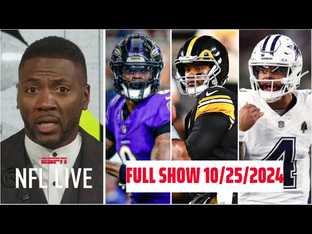 FULL NFL LIVE | ESPN picks for NFL Week 8: Cowboys vs 49ers? - Bengals vs Eagles? - Jayden Daniels?