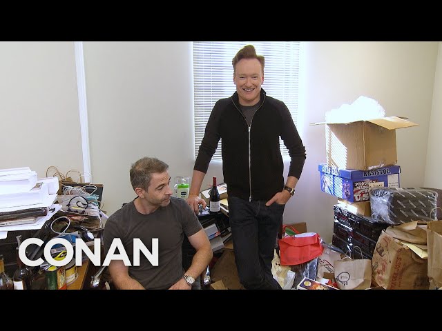 Conan Downsizes Jordan Schlansky’s Office | CONAN on TBS