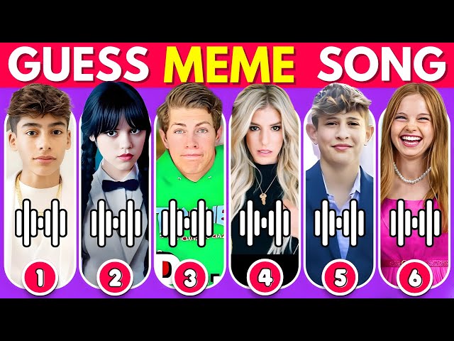 GUESS MEME & WHO'S SINGING 🎤🎵🔥| Lay Lay, King Ferran, Salish Matter, Elsa, Pedro Pe, MrBeast, Tenge