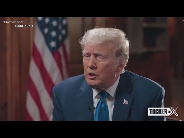 Former President Donald Trump sat down with Tucker Carlson on X during first GOP debate