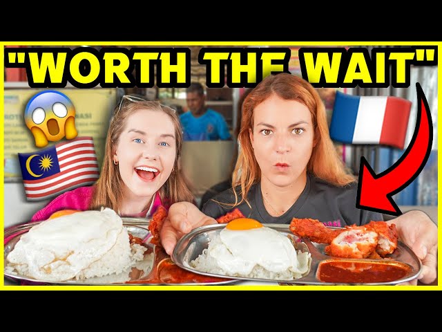 FRENCH GIRL WAITED 4 YEARS TO TRY NASI LEMAK IN MALAYSIA 😱🇲🇾