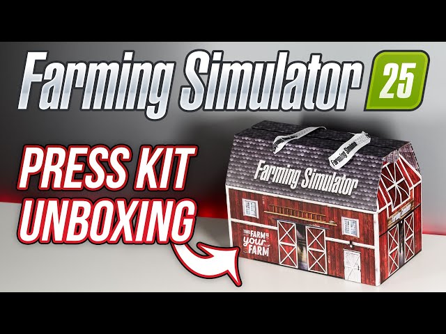 PRESS KIT FARMING SIMULATOR 25 UNBOXING!