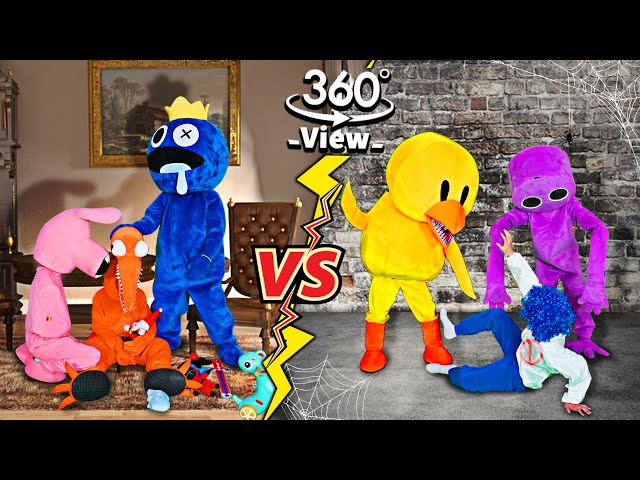 Good Family vs Bad Family: Rainbow Friends Sad Story In Real Life Complete Edition | VR 360°