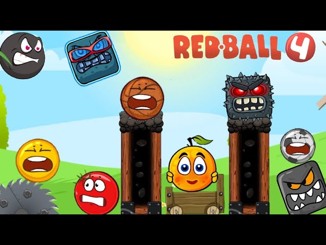 Mario Red ball 4 animation :All Bosses VS All Balls.We INVADED Red Ball 4 & Fought Red Ball.