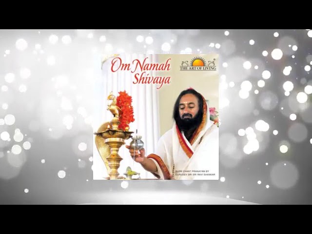 Slow Om Namah Shivaya Chanting by GuruDev Sri Sri Ravi Shankar JI