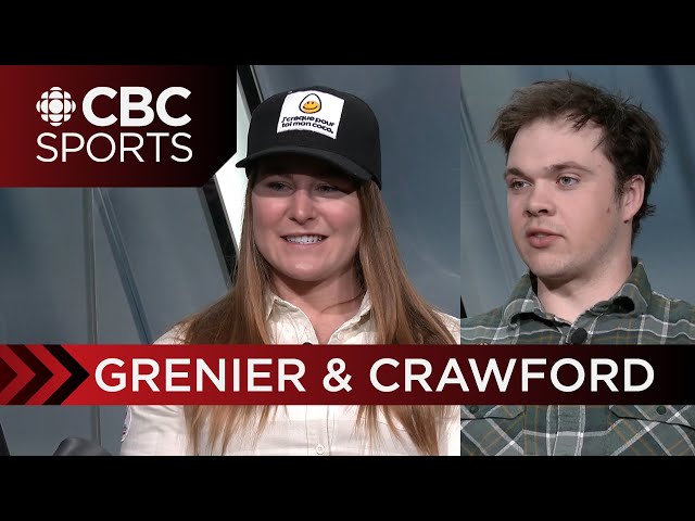 Grenier and Crawford discuss historic alpine skiing season for Canada | FULL | CBC Sports