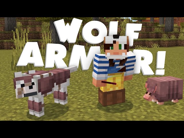 Armadillos in Minecraft! (A Wolf's Best Friend)