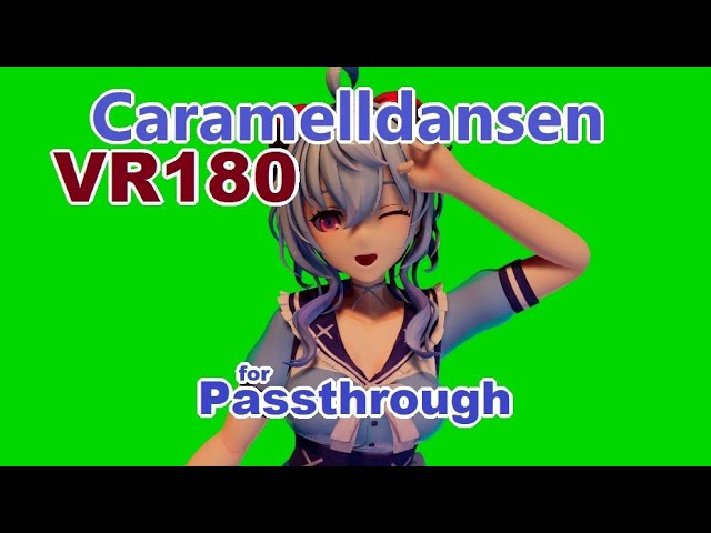 [VR180] Ganyu(甘雨) - Caramelldansen [Passthrough]