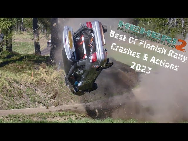 Best Of Finnish Rally Crashes & Actions 2023