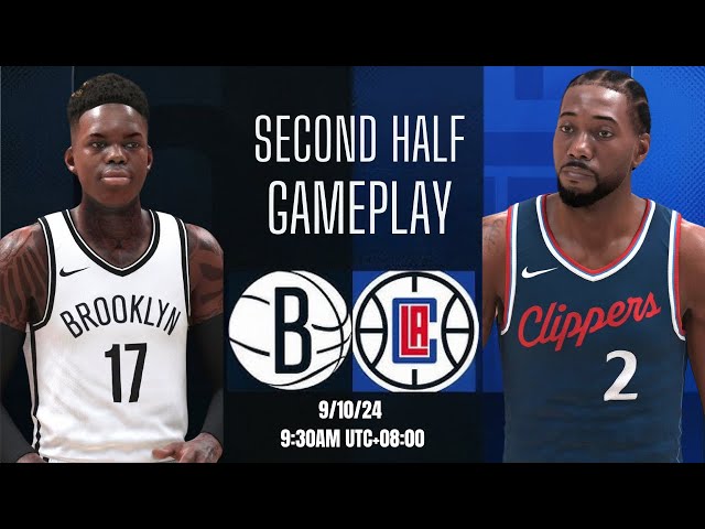 NETS vs CLIPPERS | NBA PRESEASON | 2K25 PS5 4K ULTRA REALISTIC GAMEPLAY (2ND HALF)