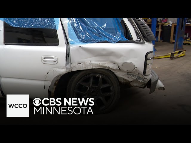 Owner of stolen SUV involved in police chase shows crash damage