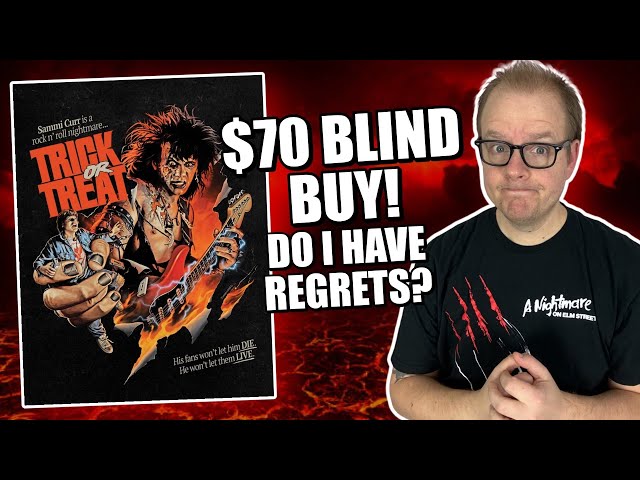 Trick Or Treat 4K UHD Review | Red Shirt Pictures/Synapse | Is Blind Buying a $70 Movie STUPID?