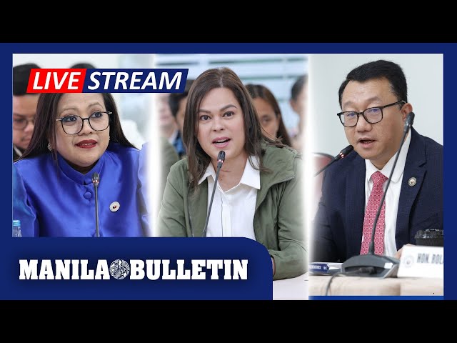 LIVE: House resumes hearing on OVP, DepEd budget utilization | Nov. 20