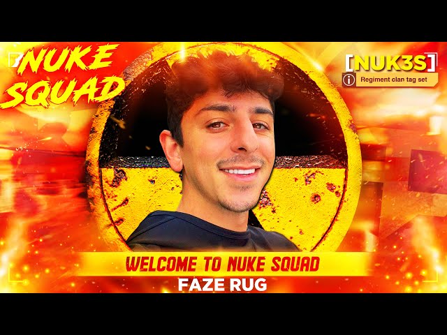 Welcome to Nuke Squad FaZe Rug ☢